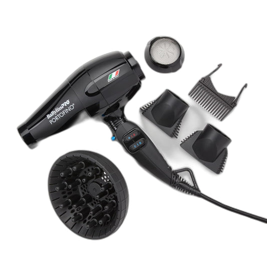 Nano Titanium Italian Portofino Hair Dryer - Professional 2000 Watt Blow Dryer
