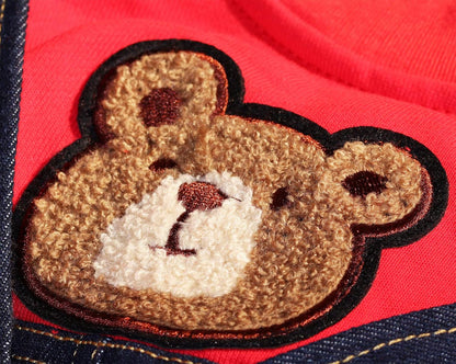 Dog Costume Clothes, Cute Denim Overalls for Small & Medium Pets, Boy & Girl Dogs Coats Jeans T-Shirts Sweatshirts